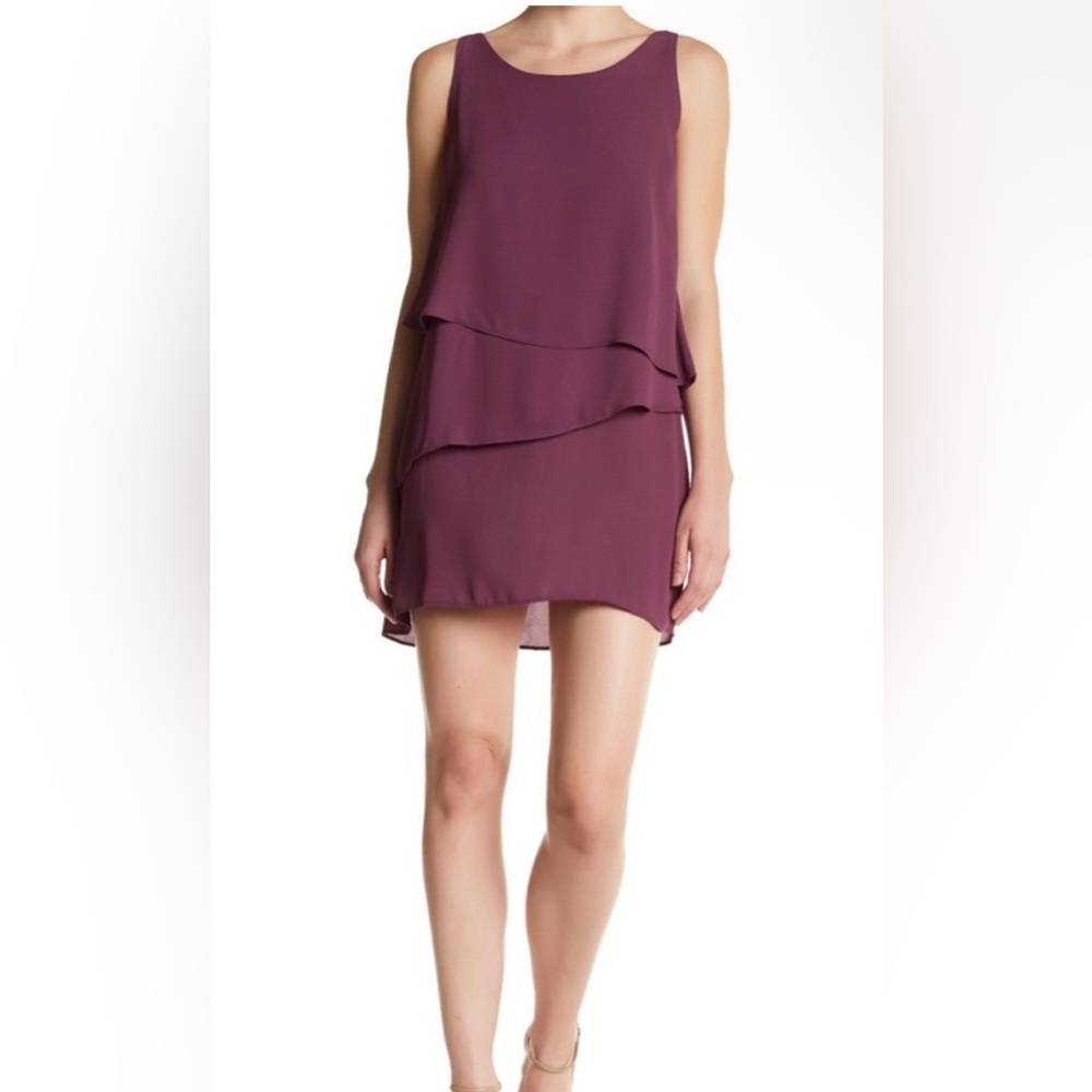Chelsea 28 Dress NWT Purple XS Mini Cocktail Semi Formal Floaty Holiday
